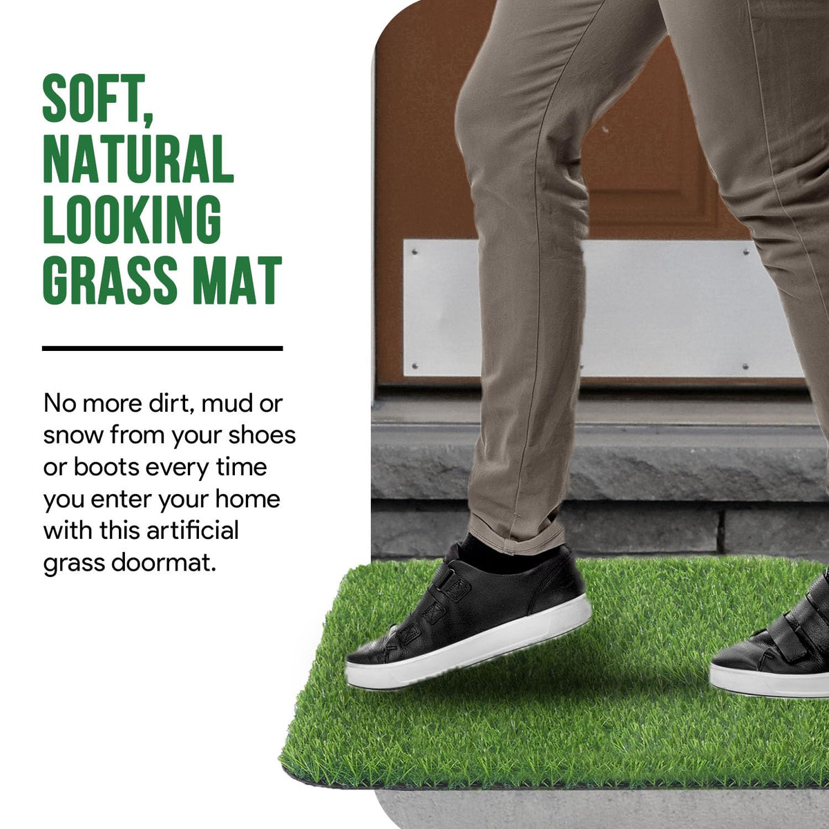 MAYSHINE artificial grass dries fast, keeping dog areas clean.