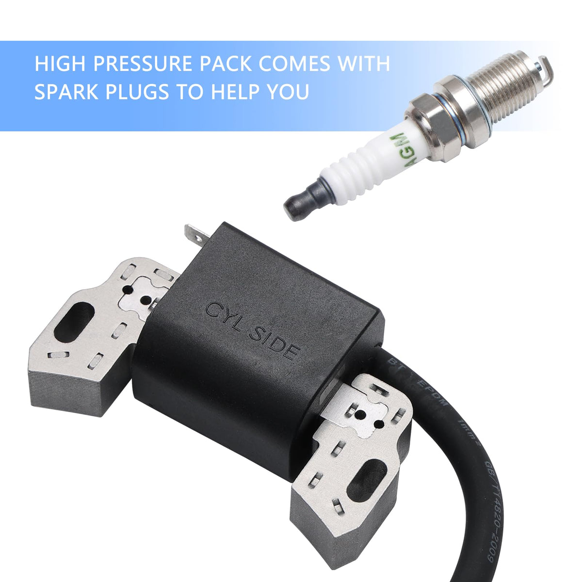 MaySpare spark plug coil for Briggs 799582 supporting consistent ignition