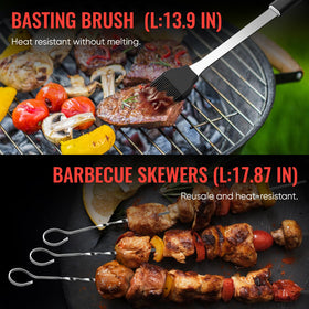 Maywe Tanso BBQ fork for precise turning on the grill