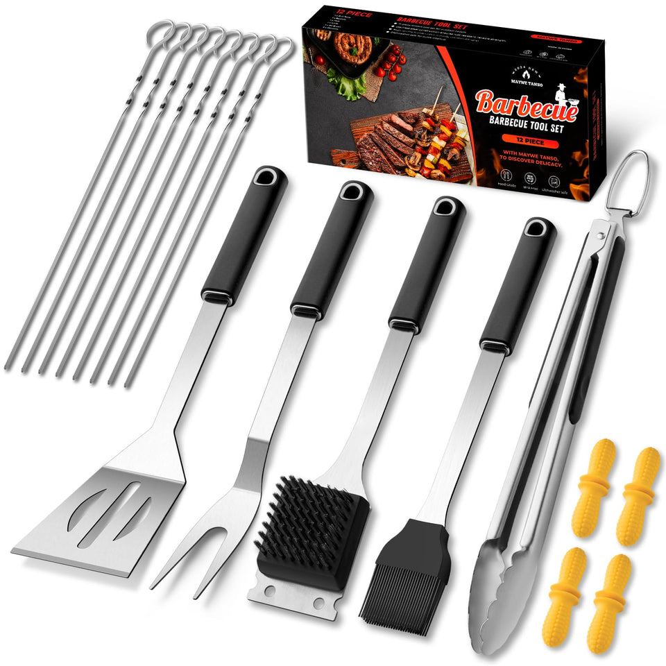 Maywe Tanso BBQ tongs for durable outdoor grilling