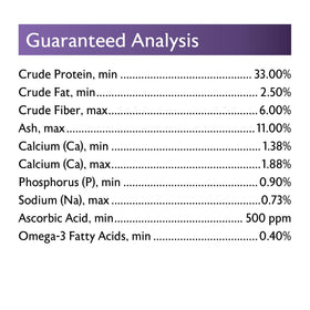 Mazuri Koi Floating Pond Nuggets vitamin-mineral fortified for balanced nutrition.