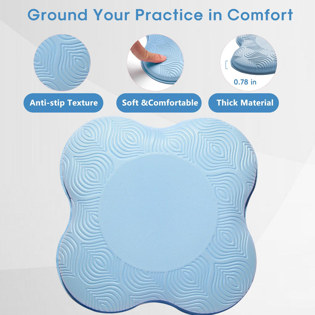 MBHKRRS extra thick 20mm foam cushions for kneeling comfort