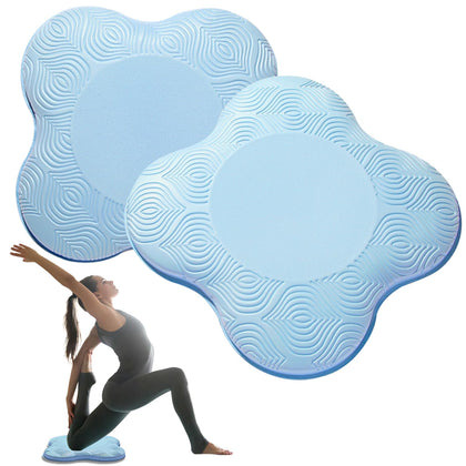 MBHKRRS yoga knee pads blue pack for comfortable floor workouts