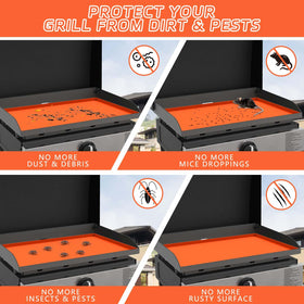 MBYLOEBA waterproof, insect-proof pad shields griddle from moisture and pests.