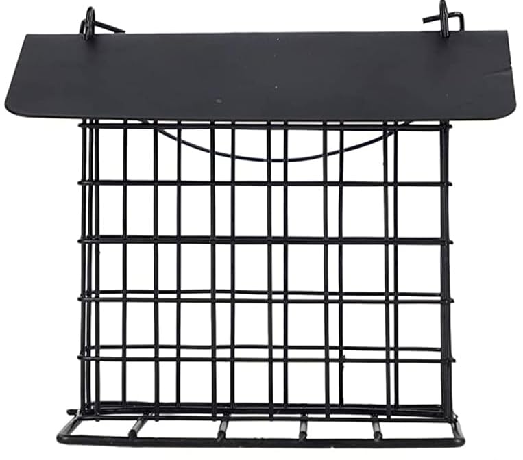 Mcage hanging hook design allows flexible placement near trees.