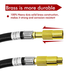 MCAMPAS 1lb green tank adapter enables easy tank-to-stove linking.