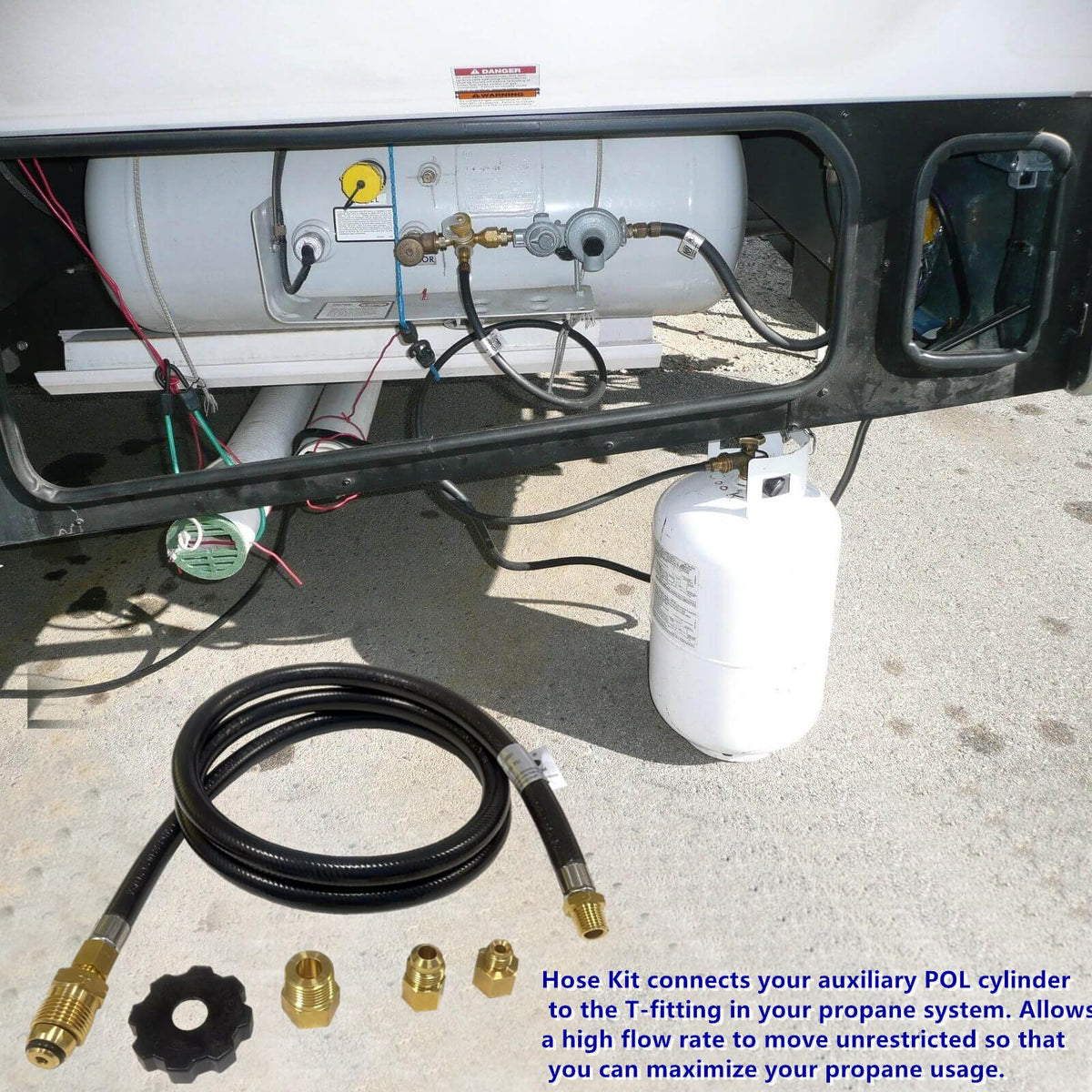 MCAMPAS 7-16 UNF to 1/4 in NPT adapter enables flexible connections