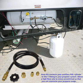 MCAMPAS 7-16 UNF to 1/4 in NPT adapter enables flexible connections