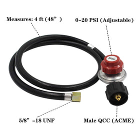 MCAMPAS brass orifice with 1-8 NPT male fitting for burners