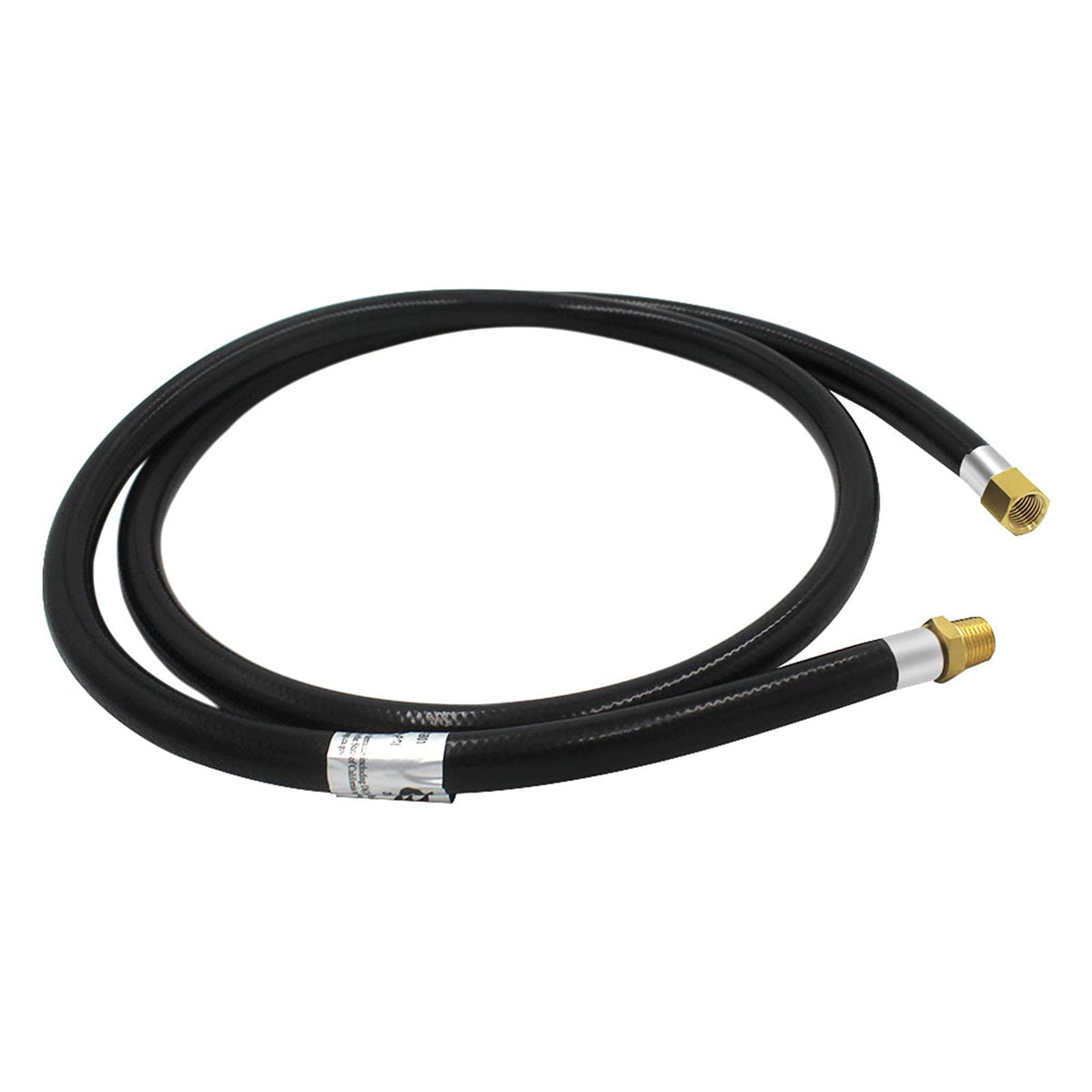 MCAMPAS flexible LP gas hose in action for grilling