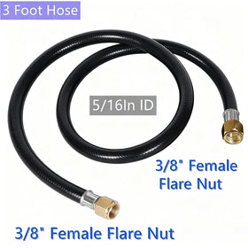 MCAMPAS quick-connect ends simplify setup for grills and fire pits.