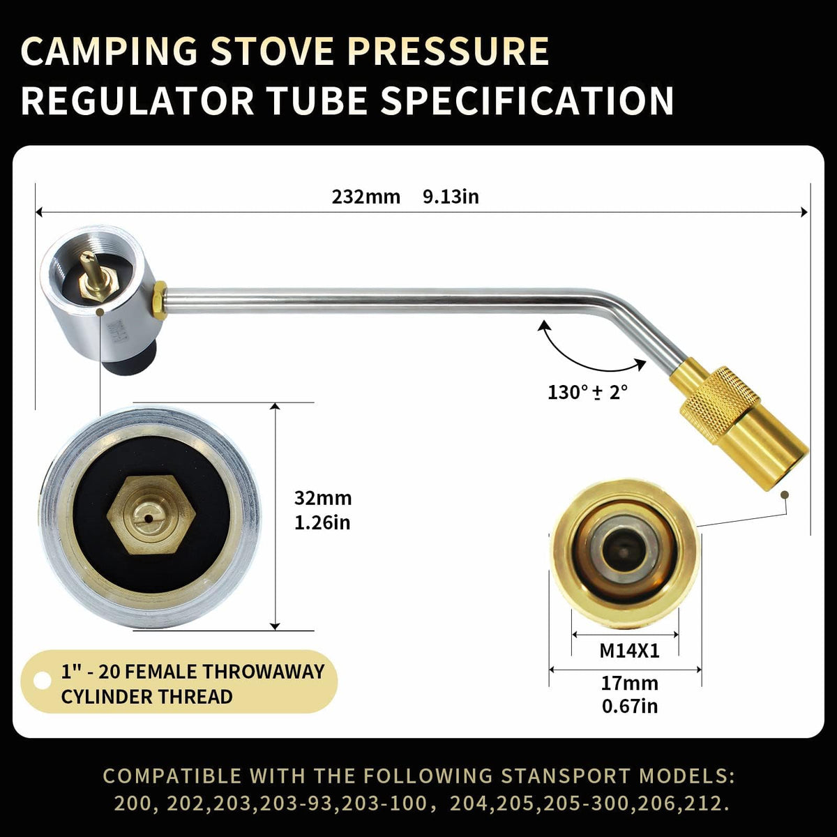 MCAMPAS hose with regulator ensures steady gas flow from big tanks to your stove