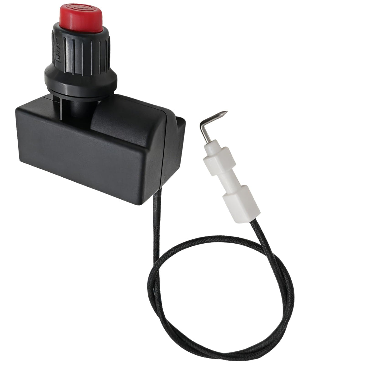 MCAMPAS spark red switch demonstrates simple ignition steps.