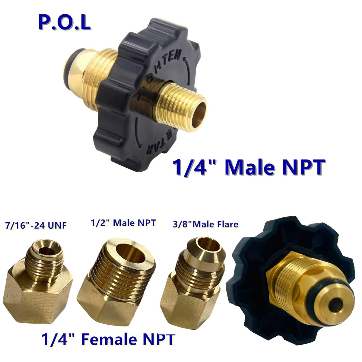 MCAMPAS standard POL tank connection for ASME tanks and refillables