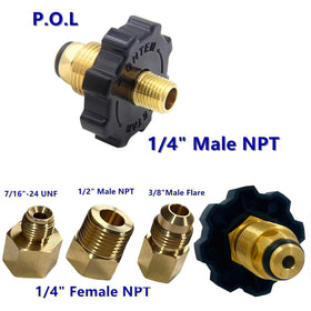 MCAMPAS standard POL tank connection for ASME tanks and refillables