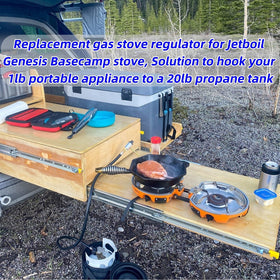 MCAMPAS broad stove compatibility for popular camping models and setups