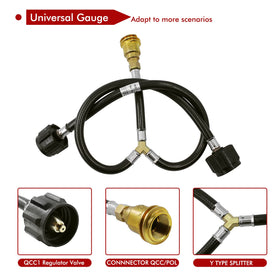 MCAMPAS QCC1 and POL exit detail supports versatile propane hose connections