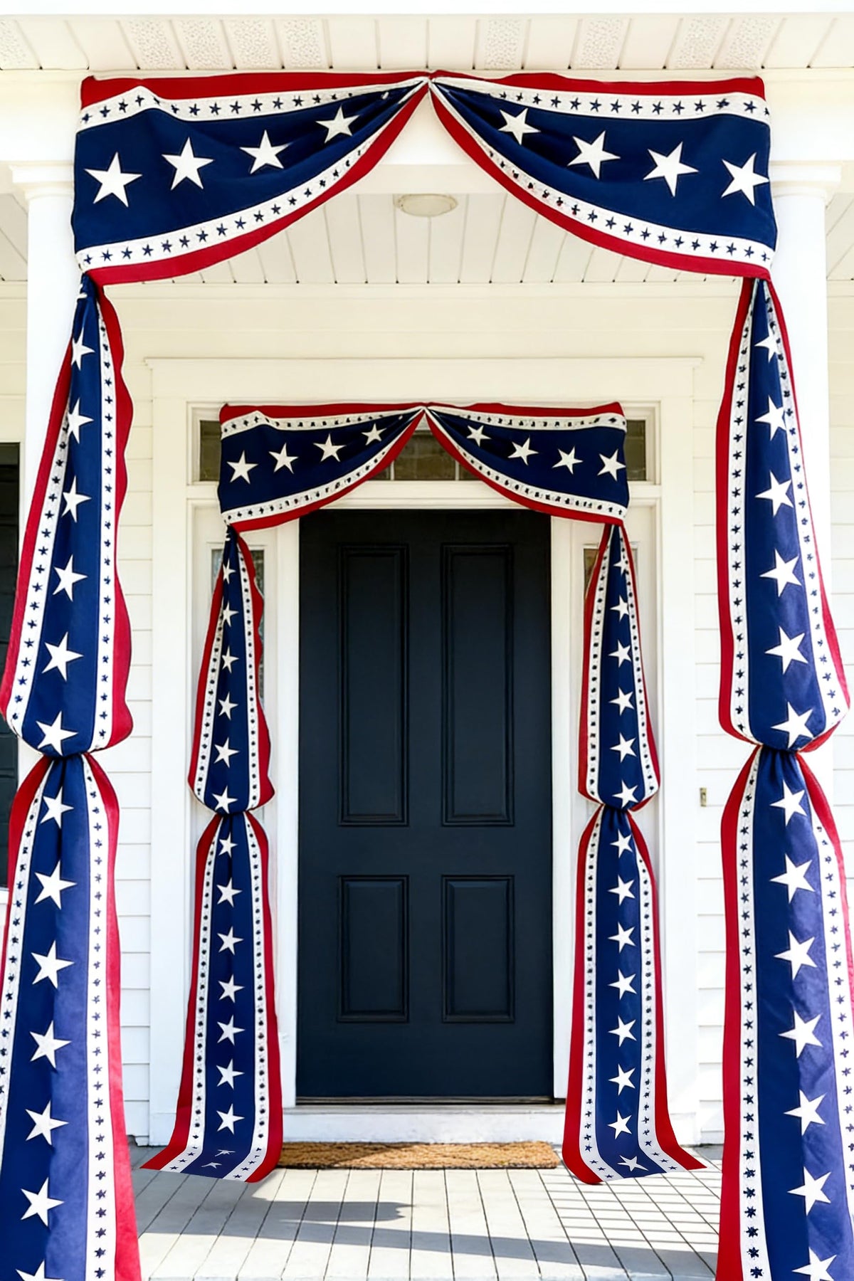 MCJC wide-length bunting covers large spaces for bold patriotic statements.