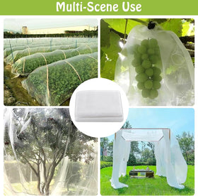 Mckanti barb-design nails fix netting to ground stakes for stability.