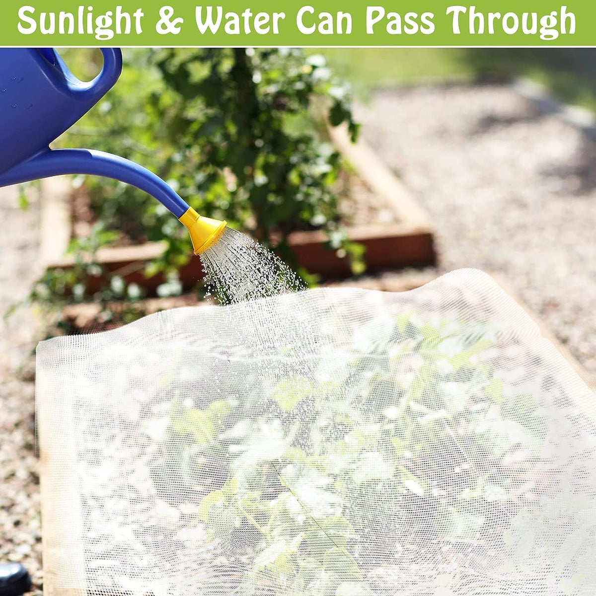 Mckanti netting is versatile for beds, orchards, and nurseries.