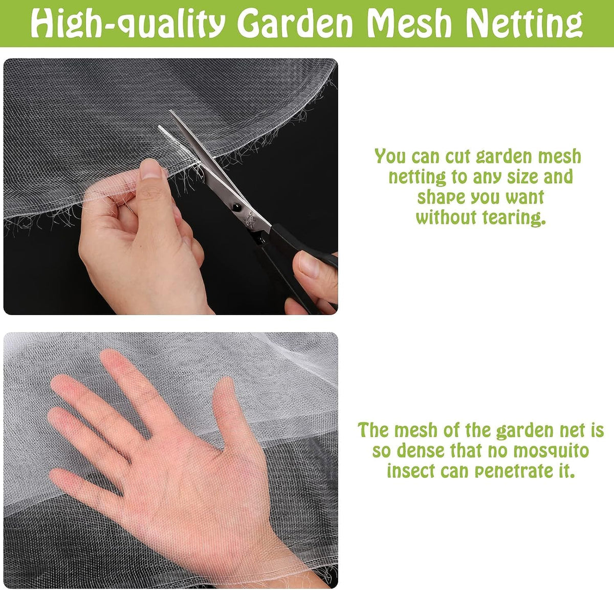 Mckanti mesh balances sunlight and moisture for healthier growth.