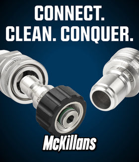 McKillans anti-corrosion quick connect ensures smooth, reliable use