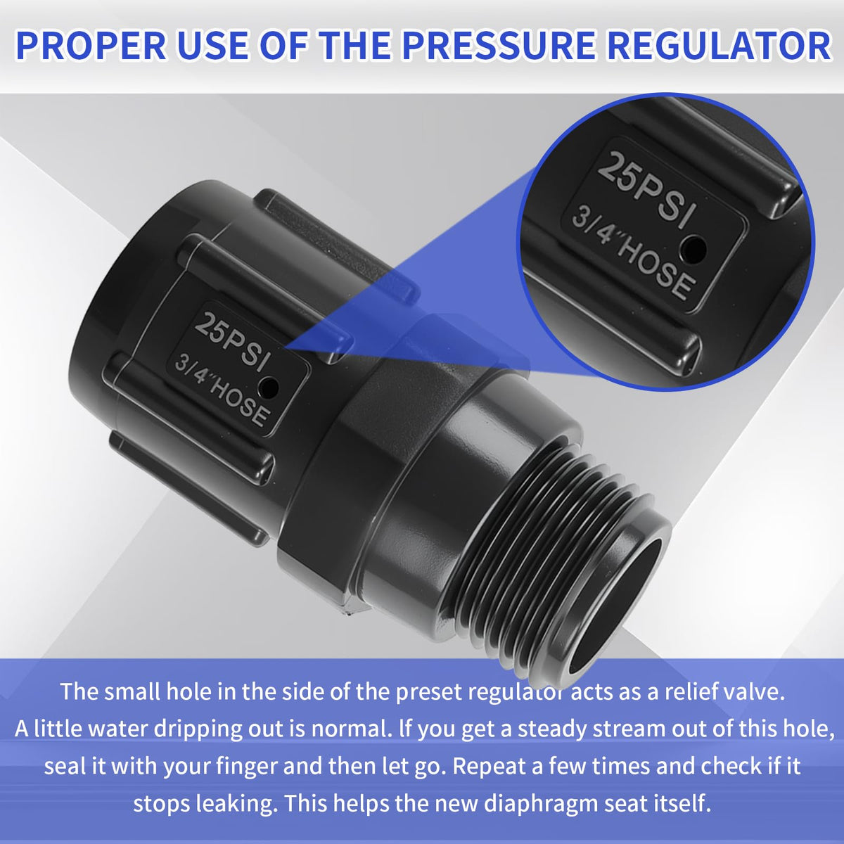 Compact 3-pack supports multiple irrigation zones.