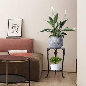 MDLUU plant stand bedroom arrangement offers stable support for tall pots