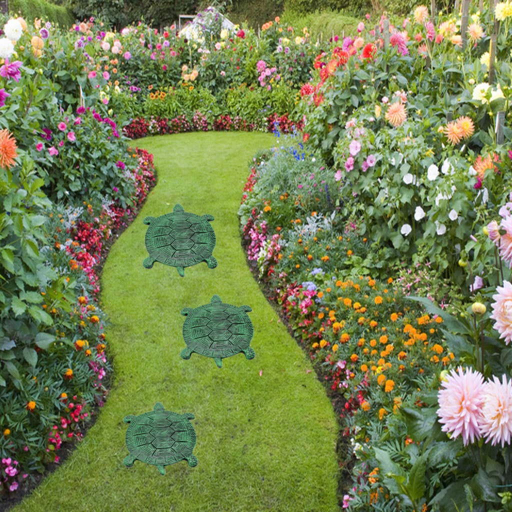 MDLUU tortoise stepping stone garden-path view ideal for decorative walkways