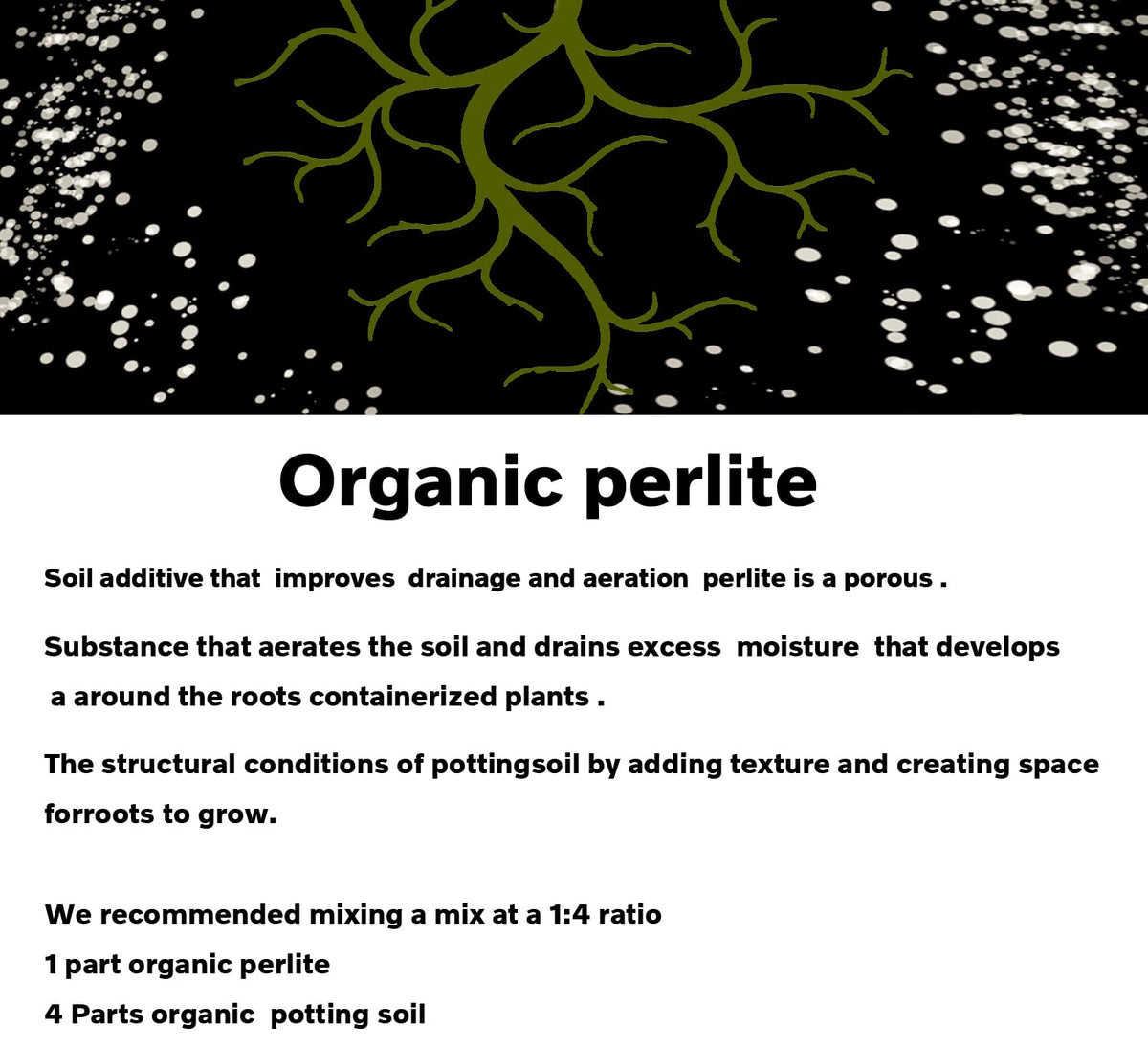 MDPQT perlite garden-use scene demonstrating improved soil aeration