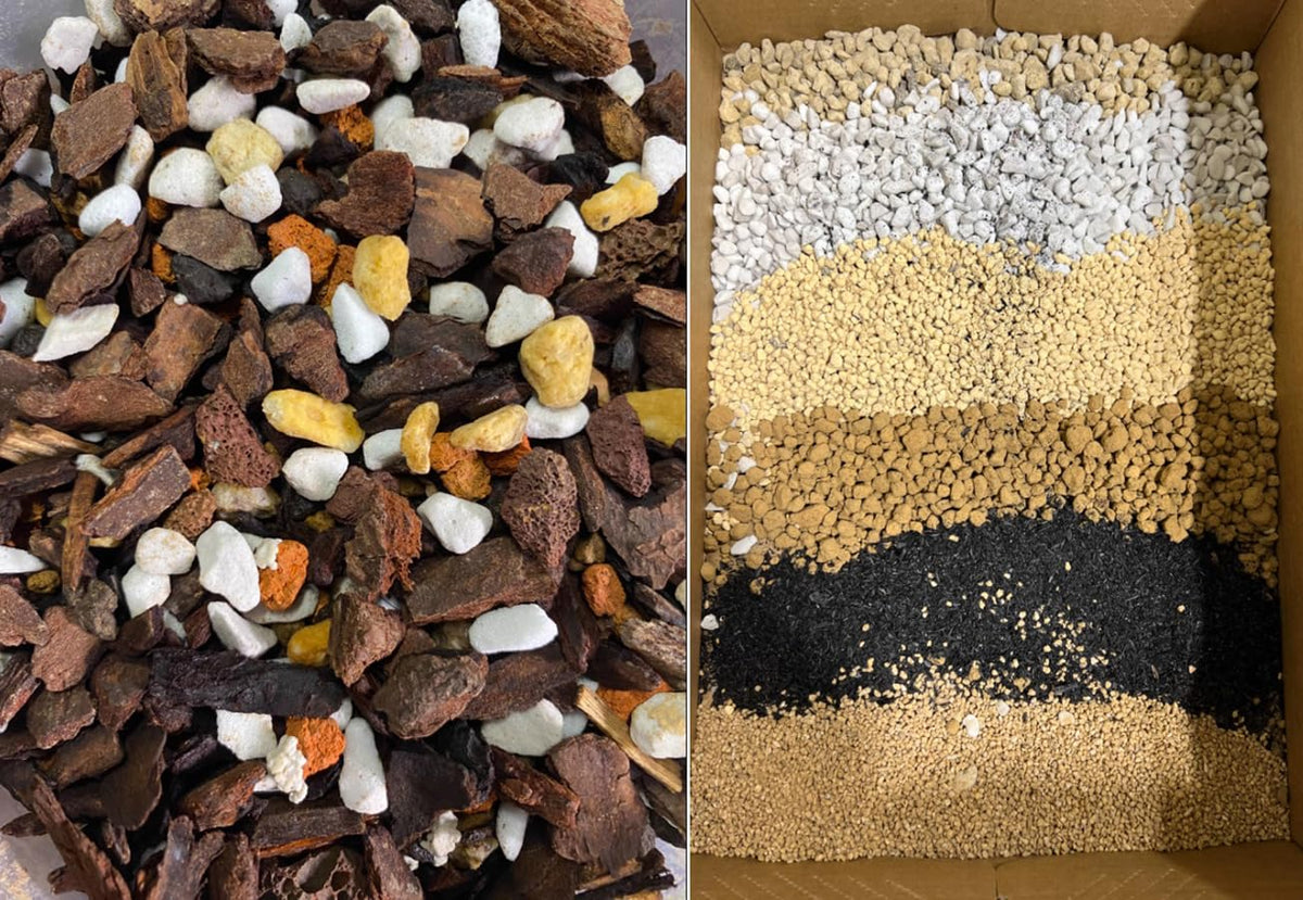MDPQT perlite in potting mix improves airflow and drainage