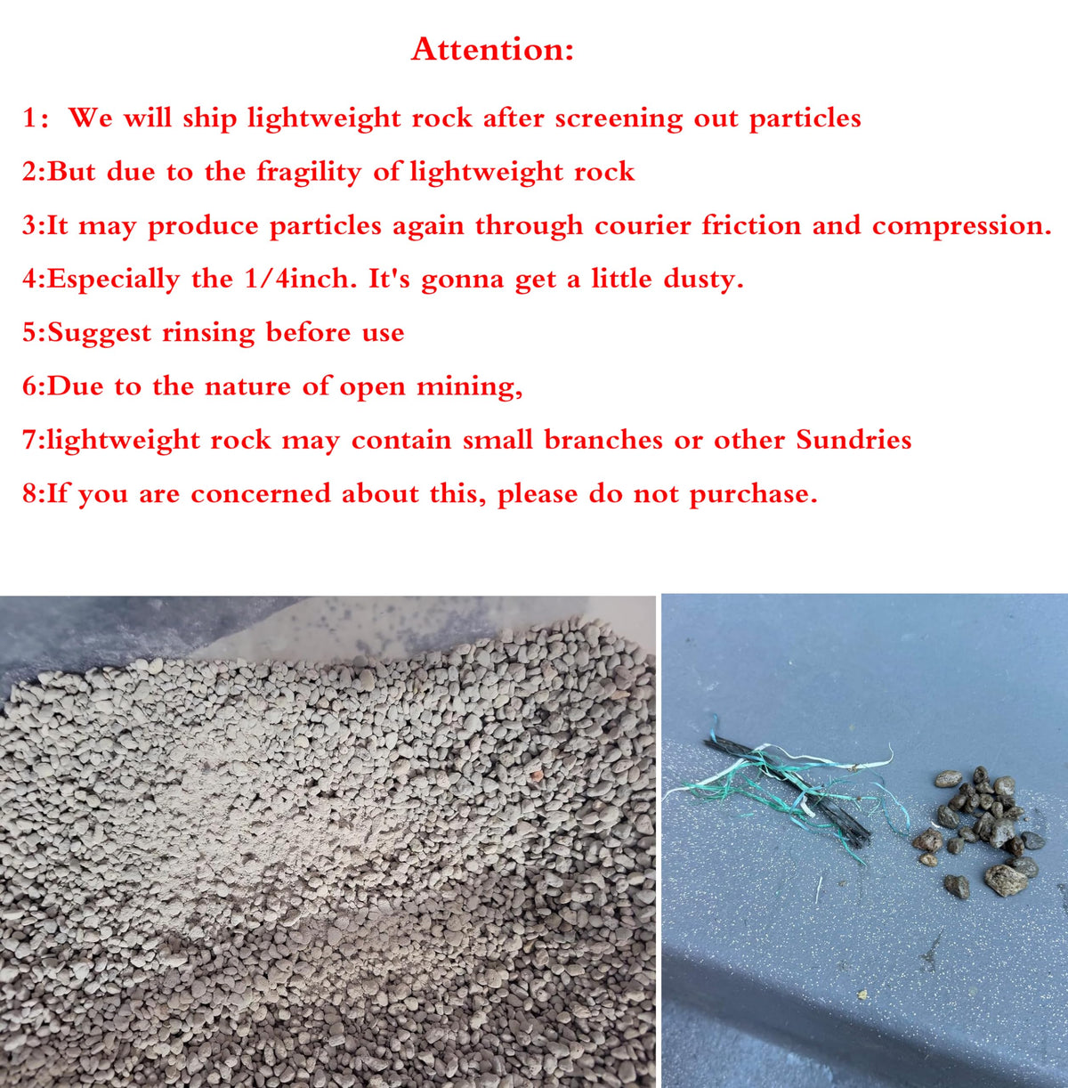 MDPQT Organic Pumice loose grains ideal for well-draining soil mixes.