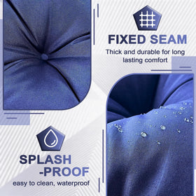 MDYHPN 4-inch thick swing seat cushion provides plush support