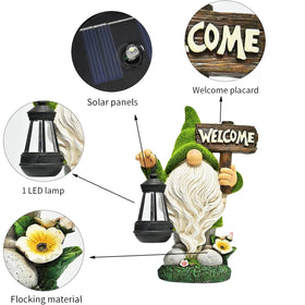 Meagkka garden yard decor, a welcoming focal point for porches and borders.