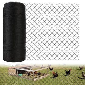 MEANCHEN bird netting 1 inch mesh over a chicken coop for predator protection.