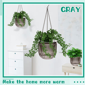 Meanplan indoor-outdoor gray planter set for versatile spaces