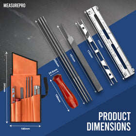 MeasuPro chainsaw sharpening kit round file 3/16 for quick touch-ups on smaller gaps.