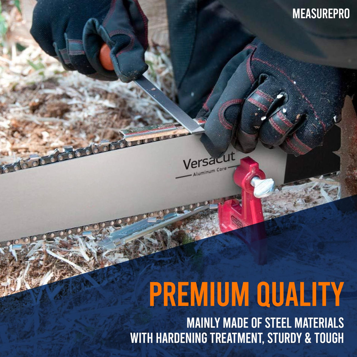 MeasuPro travel pouch keeps tools organized on site.