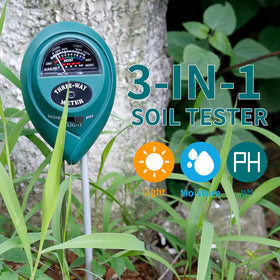 MEASUREMAN checks light levels to optimize sun exposure for plants.