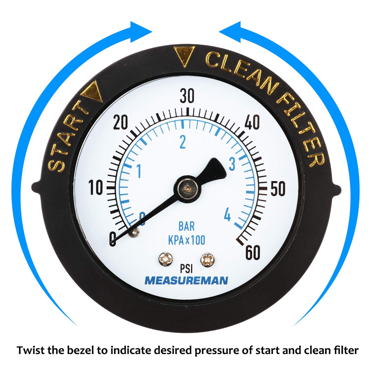 Measureman brass wetted parts support durable, corrosion-resistant readings