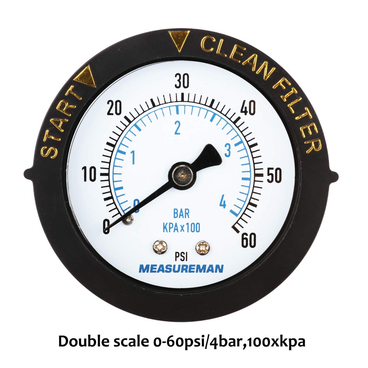 Measureman dial closeup highlighting accurate, reliable pressure measurement