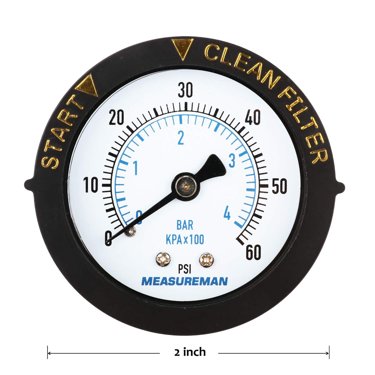 Measureman start and clean filter feature simplifies maintenance routines