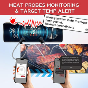 Meatender pellet-saving heat control reduces fuel usage