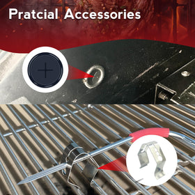 Meatender probes support a wide -22°F to 572°F range for smoking and roasting