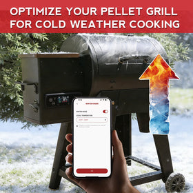 Meatender safety monitoring with auto cool-down feature