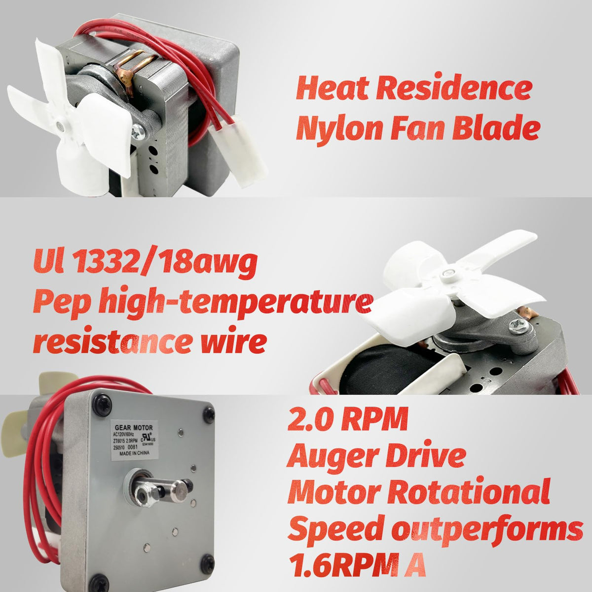 Meatender motor installation with hex wrench for quick DIY replacement