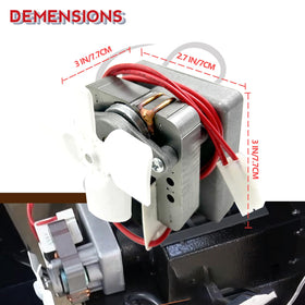 Meatender motor high-temperature wiring close-up for durable performance