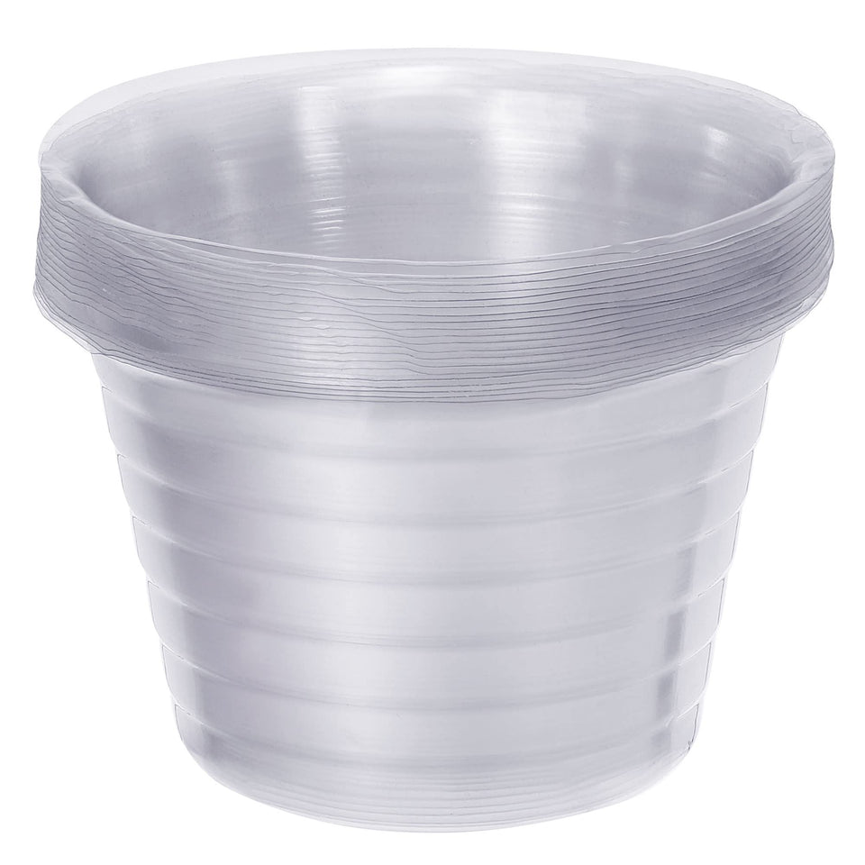 Meccanixity plant pot saucer 5 inch clear pack 20 keeps moisture visible.