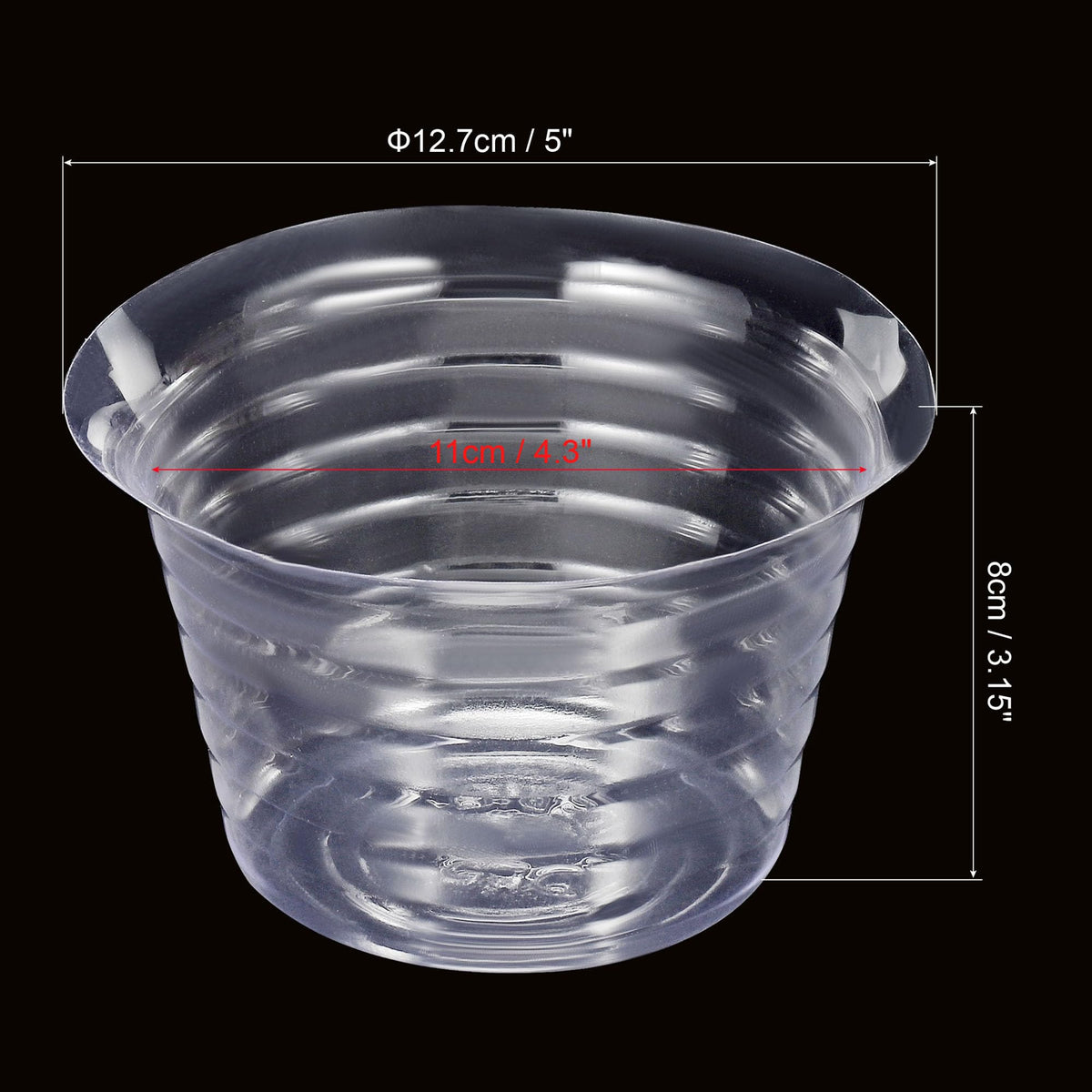 Meccanixity saucer under pot shows water level for easy watering.