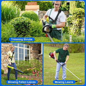 MECHEER yard tools comfort reduces strain across mowing pruning and leaf blowing